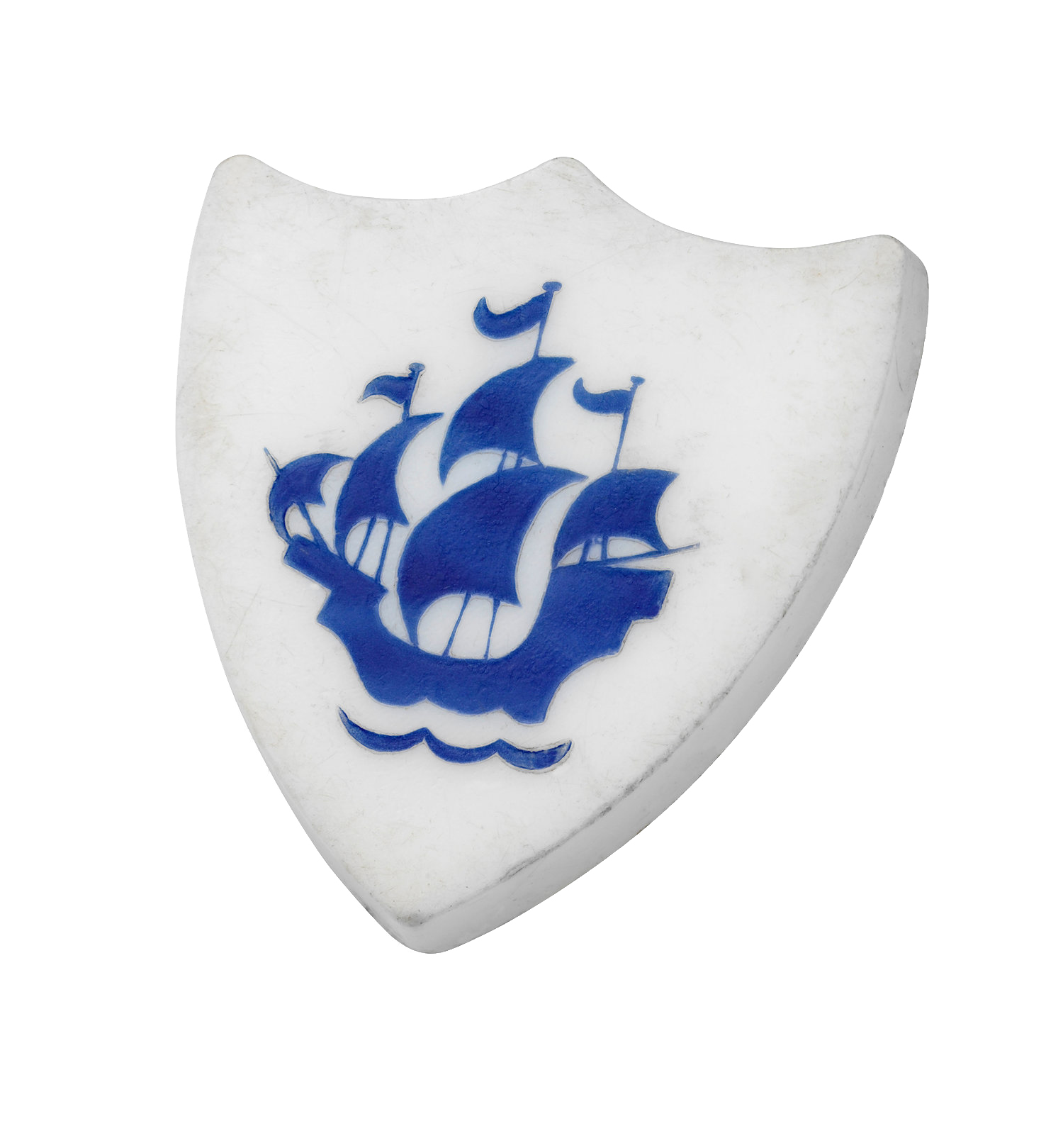BECK0C An original Blue Peter badge from the 1960s. Image shot 2009. Exact date unknown.
